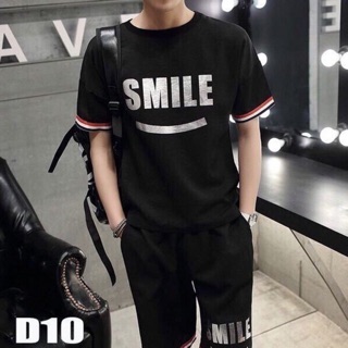 Bộ thể thao nam in smile
