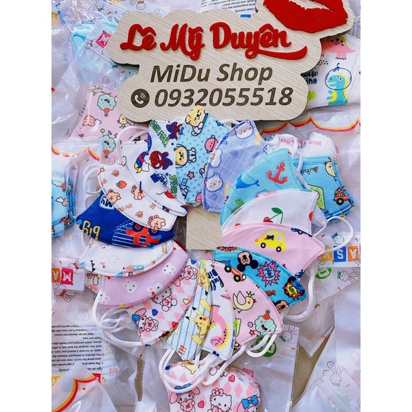 Khẩu Trang 3D Size Bé 0-3 tuổi Hàng Nhập Khẩu