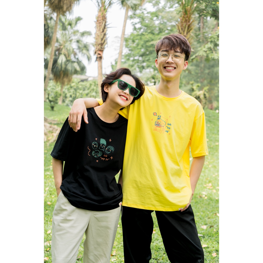 [Made by Tòhe] Quần Kaki ống suông in lưới màu chìm (Unisex)