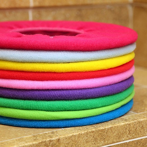 Miếng bọc bồn cầu trang trí nội thất màu sáng