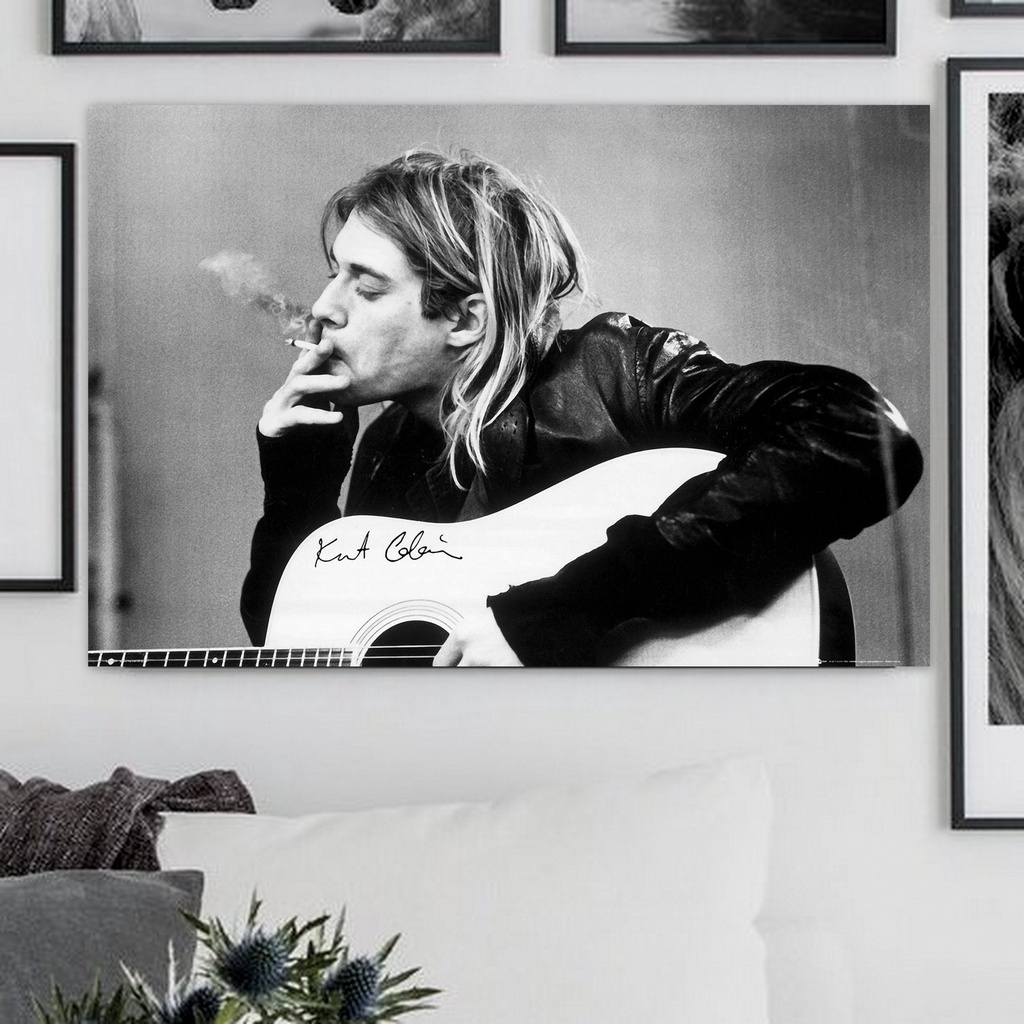 Móc khóa Nirvana 02 - Rock band Bụi store 888 - Móc treo chìa khóa, móc trang trí