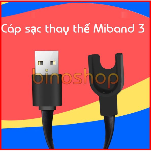 Cáp sạc thay thế Miband 3 | Dây sạc thay thế cho Miband 3