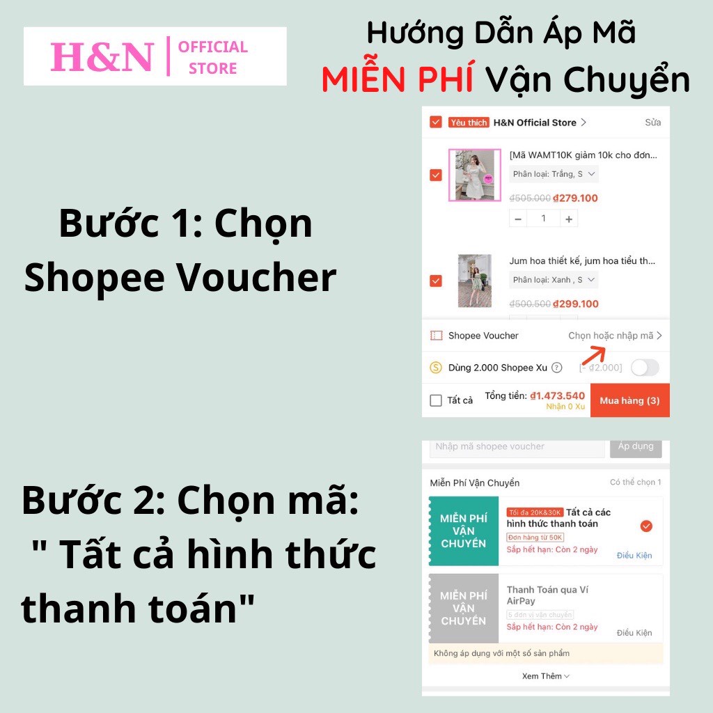 Chân váy ngắn chữ A công sở lưng cao thiết kế phong cách trẻ trung H&amp;N Clothing CV1