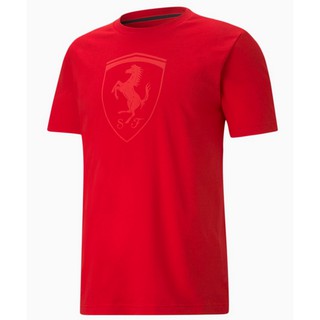 Puma Ferrari Race Big Shield Tee Totonal Rosso Nguyên Bản BNWT