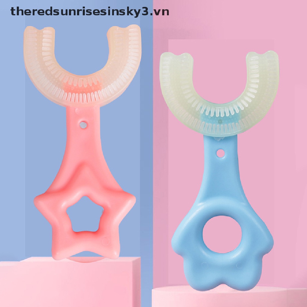 Bàn Chải Đánh Răng Silicone Hình Chữ U An Toàn