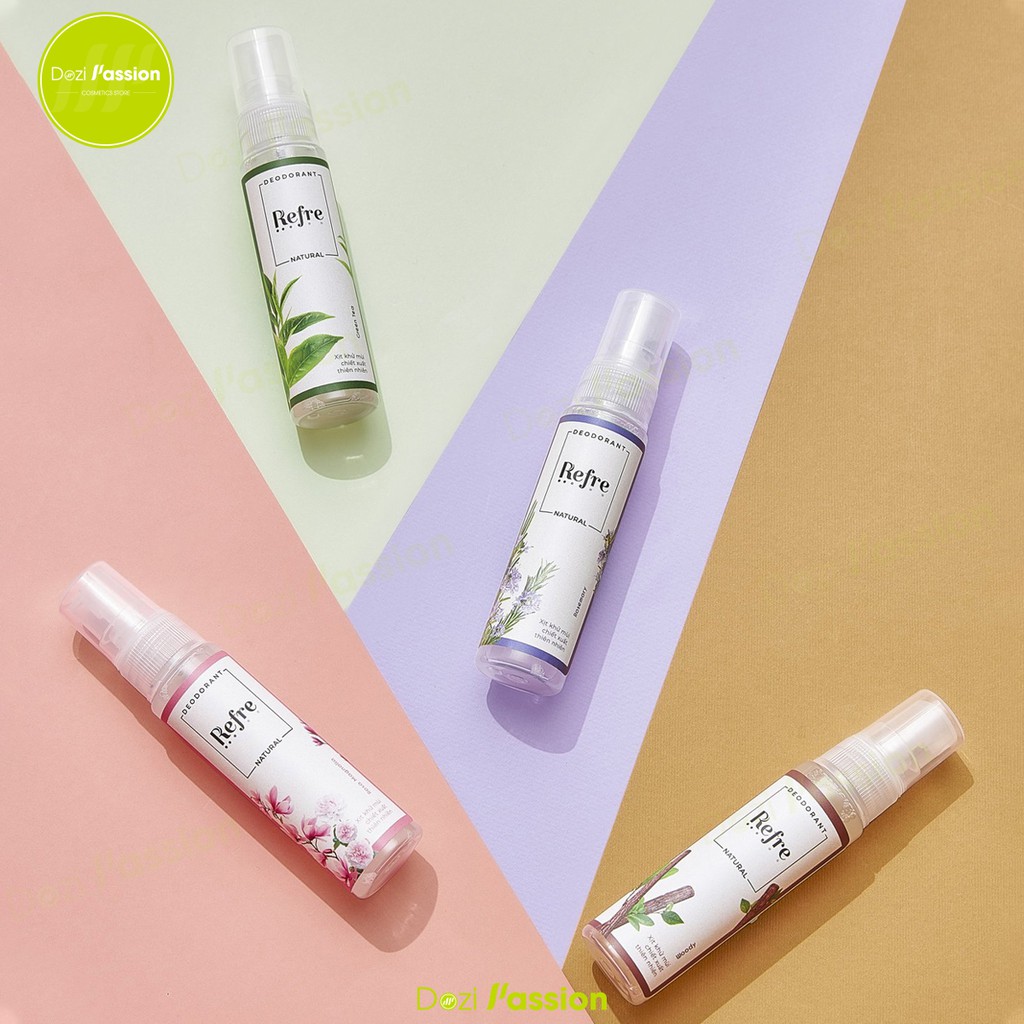 Xịt Khử Mùi Refre Hương Tự Nhiên - Refre Natural 30ml