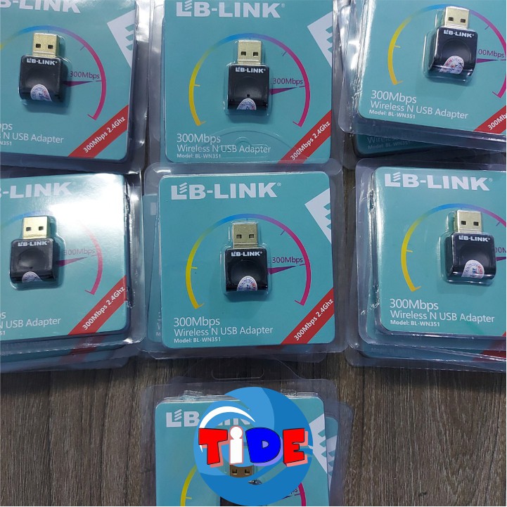 Bộ thu Wifi BL-WN351 Chính Hãng LB-Link – Bảo hành 24 tháng – Tốc độ truyền tải không dây 300Mbps