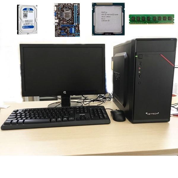 Bộ máy tính văn phòng G41 /4GB /250GB màn hình 17inch/19 inch