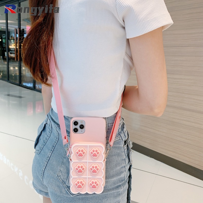 Ốp Điện Thoại Dạng Ví Có Khóa Kéo Cho Samsung Galaxy S23 S22 S21 S20 Plus Ultra S23 + S22 + S21 + S20 + S21 FE S20 FE