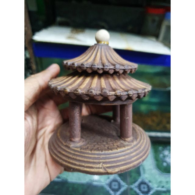 NHÀ NGHỈ TRANG TRÍ HỒ CÁ NON BỘ ĐƯỜNG KÍNH 10CM CAO 10CM