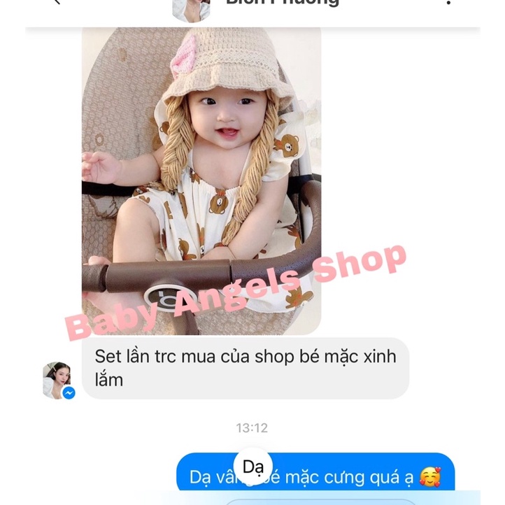 Xả hàng Đồ bộ 2 dây cánh tiên bé gái