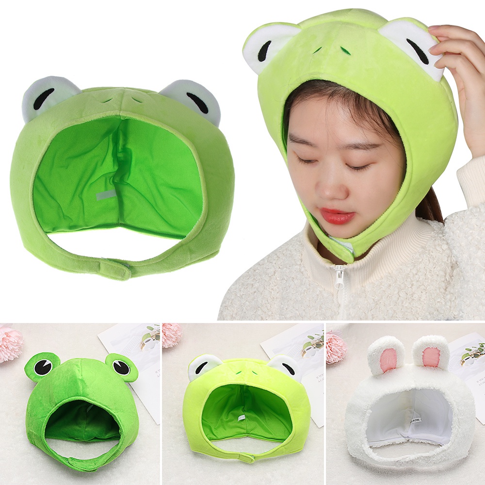 SUSANS INS thỏ ếch mũ đội đầu dễ thương cosplay phụ kiện sáng tạo