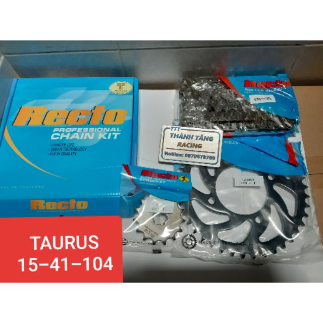 Combo bộ TAURUS 15-41-108L RECTO Thailan