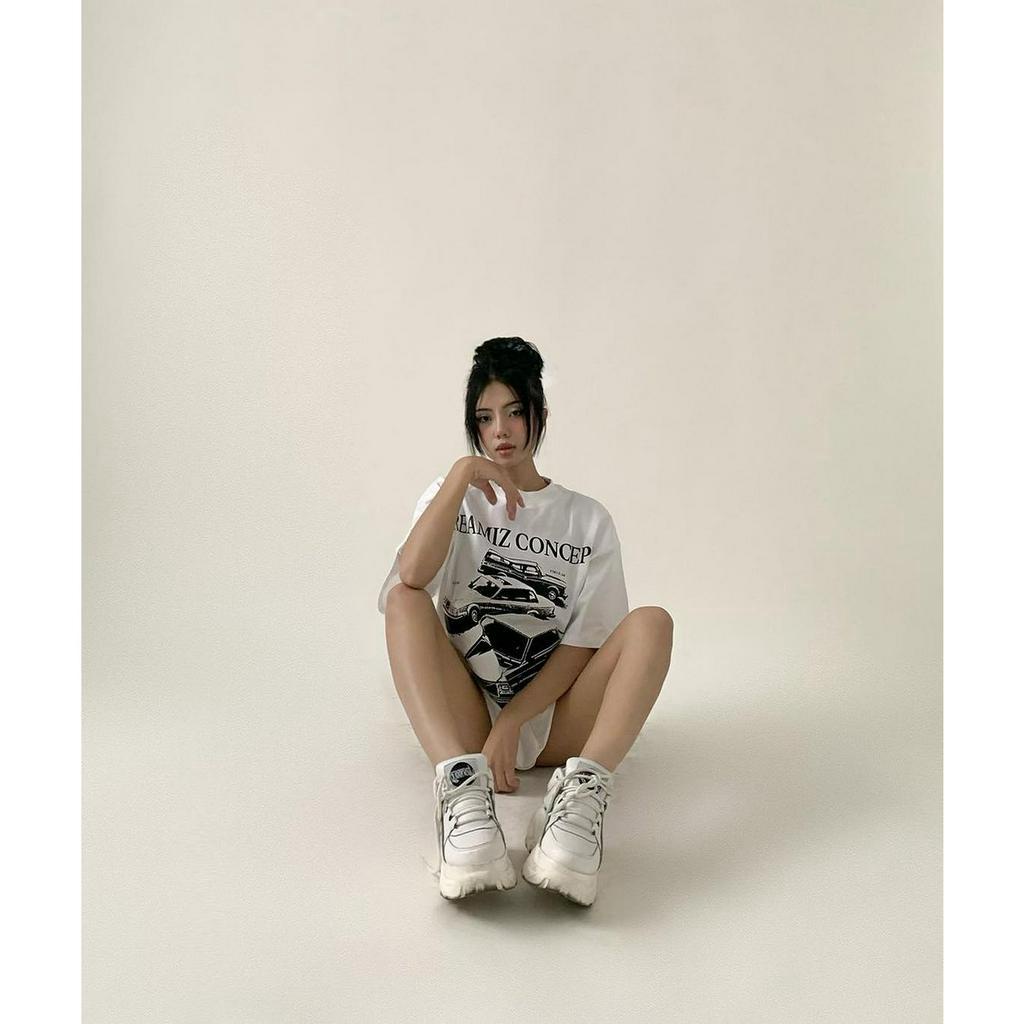 Áo thun nữ 910TPEARTH, áo phông basic hiện đại cá tính chất cotton dày dặn oversize