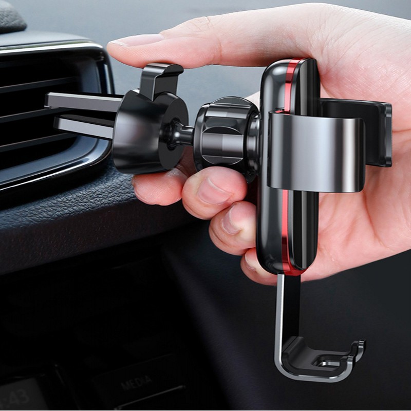 Metal Gravity Multifunctional Buckle Car Holder Mobile Phone Holder Suitable for All Mobile Phones