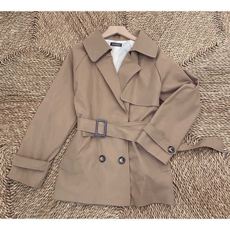 trenhc coat dáng ngắn