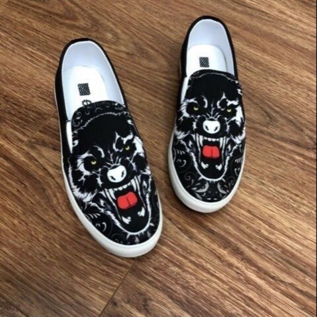 Giày lười hổ 4D