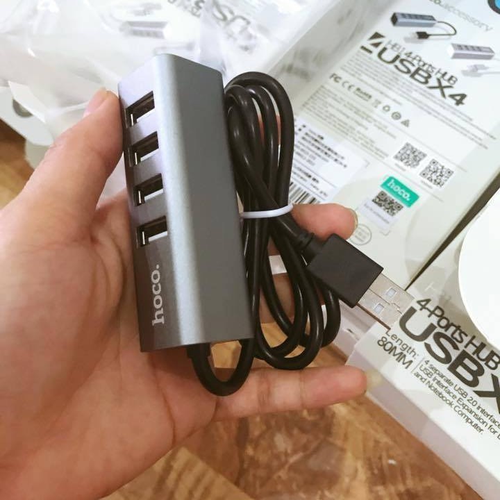 BỘ HUB CHIA 4 CỔNG USB HOCO HB1