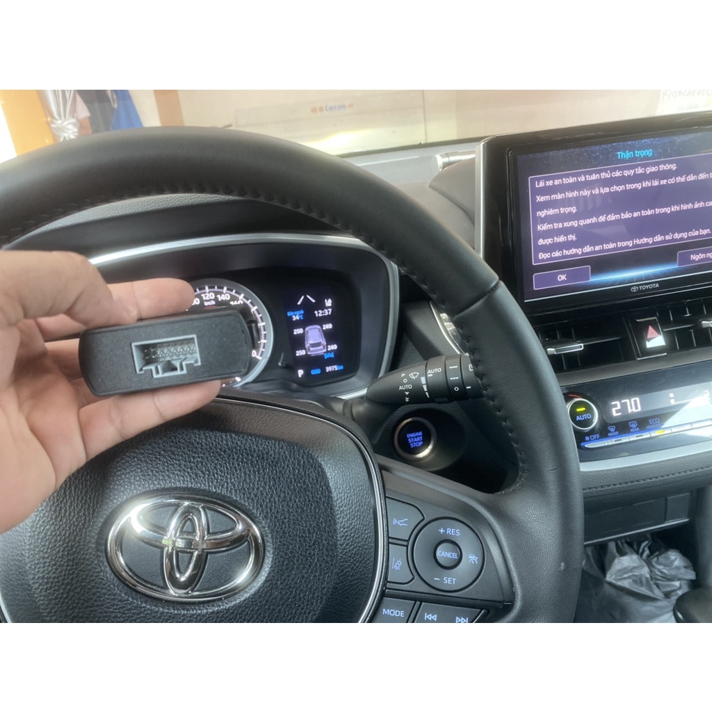 IC giải mã mở tính năng cảm biến áp suất lốp cho xe TOYOTA COROLLA CROSS - TPMS TOYOTA CROSS