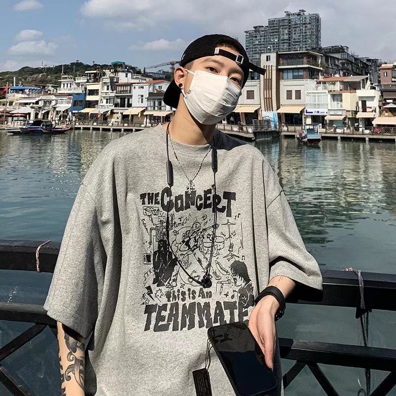 Áo Thun Tay Ngắn Thiết Kế Mới Năng Động Thời Trang Mùa Hè Dành Cho Nam 2022