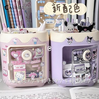 Hộp Đựng Bút / Cọ Trang Điểm Để Bàn Hình My Melody Cinnamoroll Sanrios Kawaii Giá Đỡ