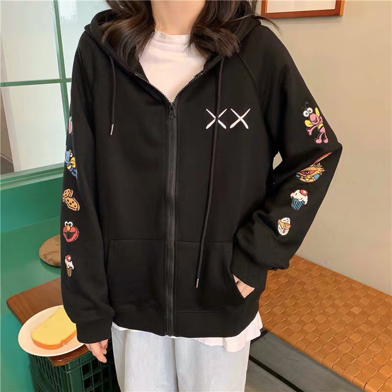 Áo khoác nỉ unisex form rộng XX, cardigan nam nữ ulzzang Wind thu đông | BigBuy360 - bigbuy360.vn