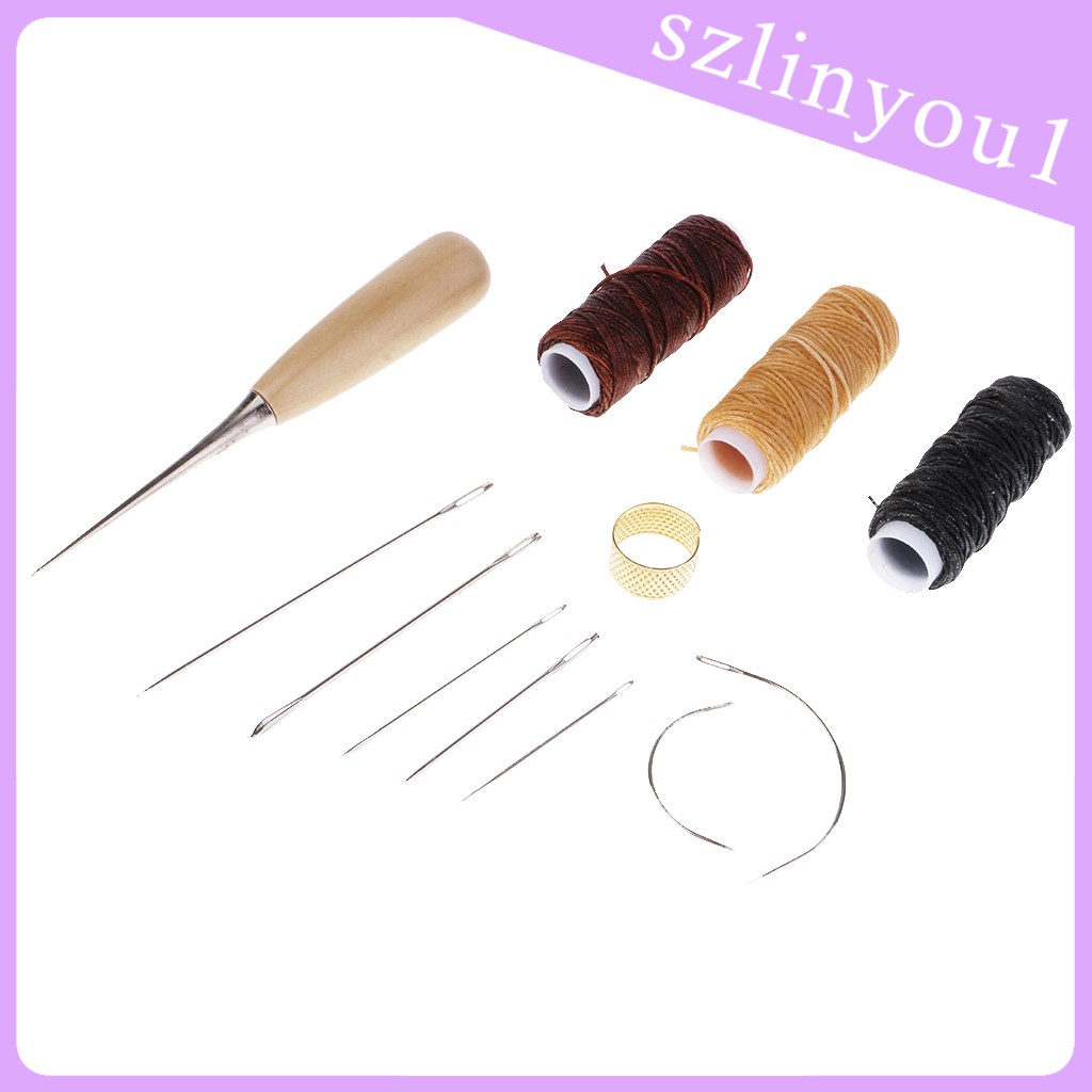 Bộ 12 Dụng Cụ Làm Đồ Da Chuyên Dụng | BigBuy360 - bigbuy360.vn