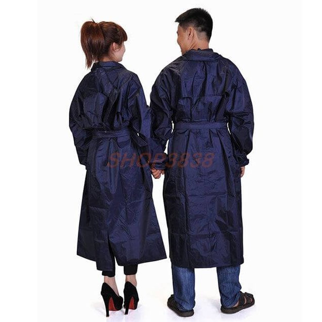 Áo Mưa Măng Tô Vải Dù 1m6 Không Thấm Nước - Lựa Màu
