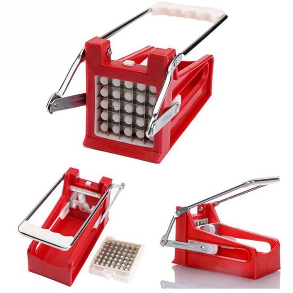 YIYU 1 Dụng Cụ Cắt Khoai Tây Chiên 2 Ngăn Tiện Lợi
