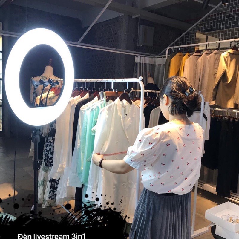 Bộ Đèn Livestream 26,33,36,45cm chân 2m Cao Cấp - Siêu Đẹp, Siêu Bền, , Full Bộ, nhiều chế độ sáng