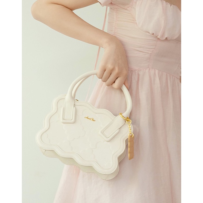 Túi xách nữ đẹp Just Star dễ thương thời trang phom chữ nhật charm bánh quy ViAnh Store 172898