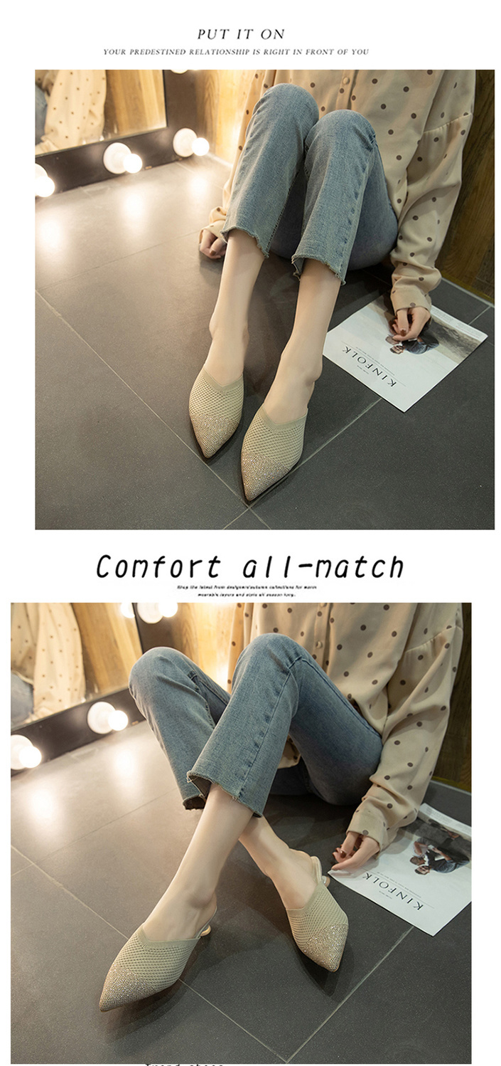 Dép Vải Co Giãn Thời Trang Hàn Quốc Cá Tính | BigBuy360 - bigbuy360.vn