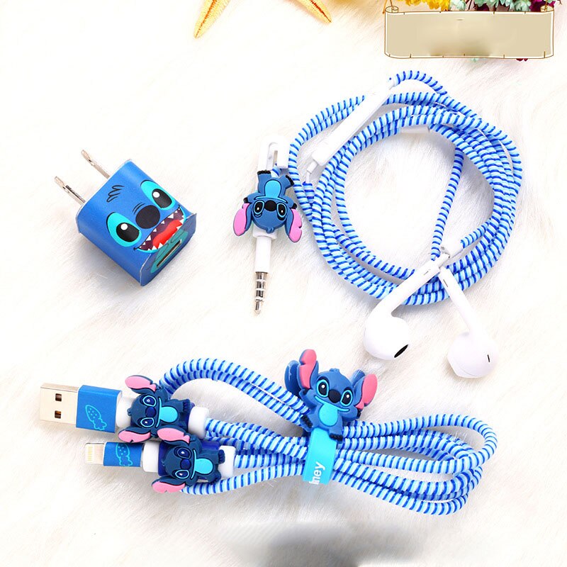Set Phụ Kiện Bảo Vệ Dây Cáp Sạc Điện Thoại iphone