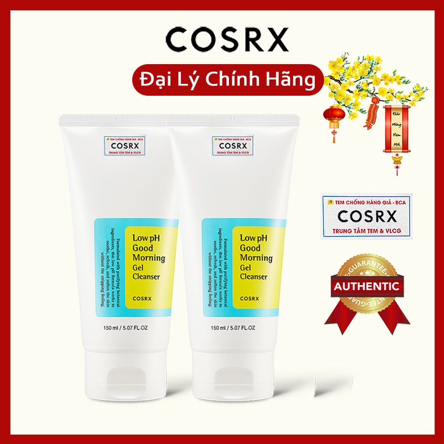 Sữa Rửa Mặt Cosrx Low pH Good Morning Gel Cleanser 150ml Chính Hãng