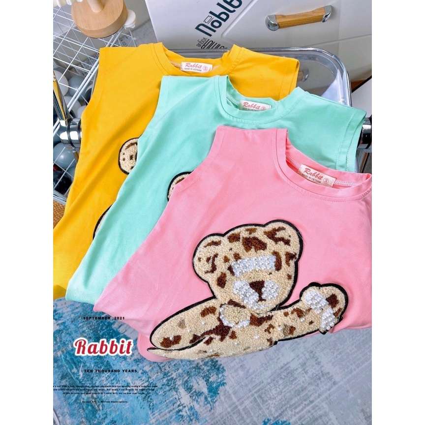 ĐẦM CHÚ GẤU ĐÍNH HẠT SIÊU XINH