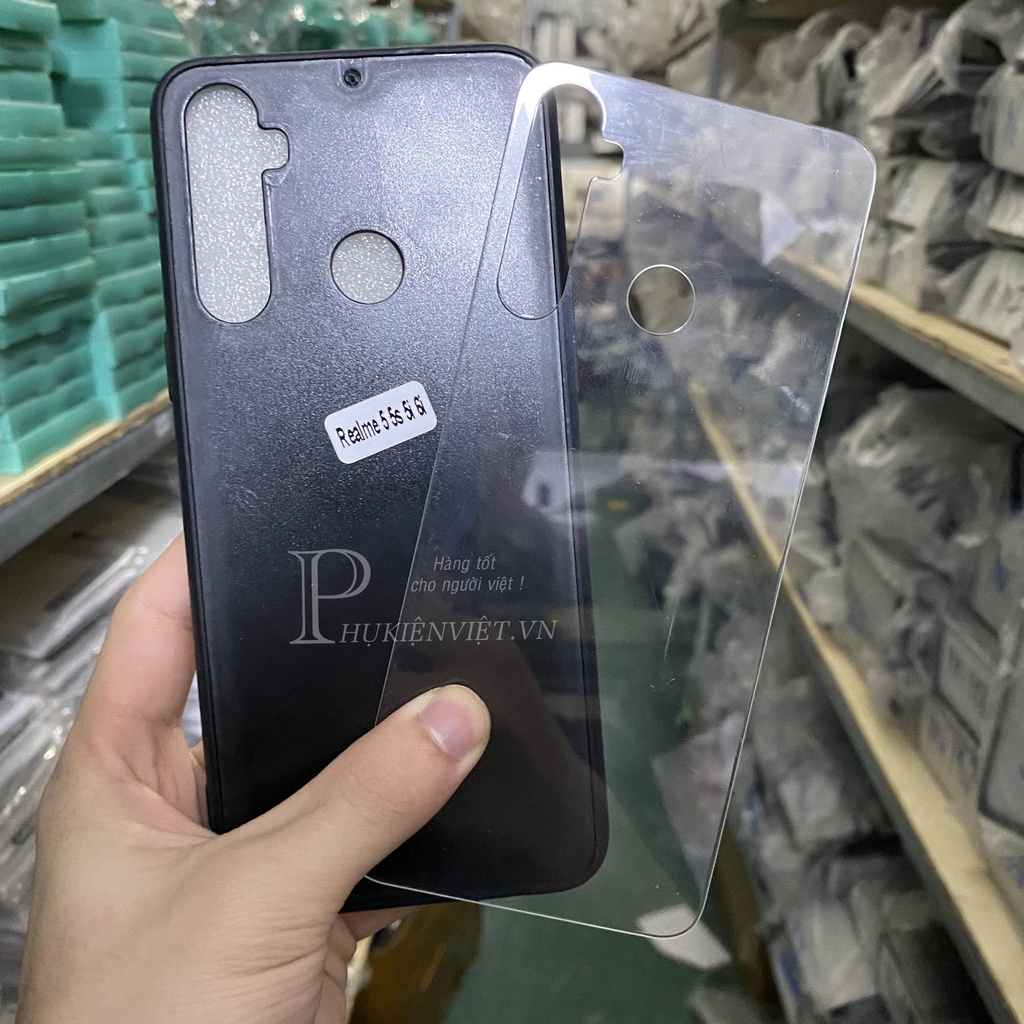 Phôi ốp lưng Kính cho Realme 5/ 5S/ 5I/ 6I/ 5 Pro/ Q/ 6 Pro/ 6/ 7 Pro/ 7/ C3/ C11/ X - In chuyển nhiệt hoặc in UV