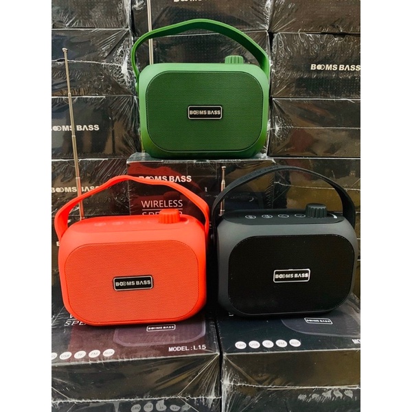 Loa bluetooth mini Cao cấp Booms Bass có quai cầm tay