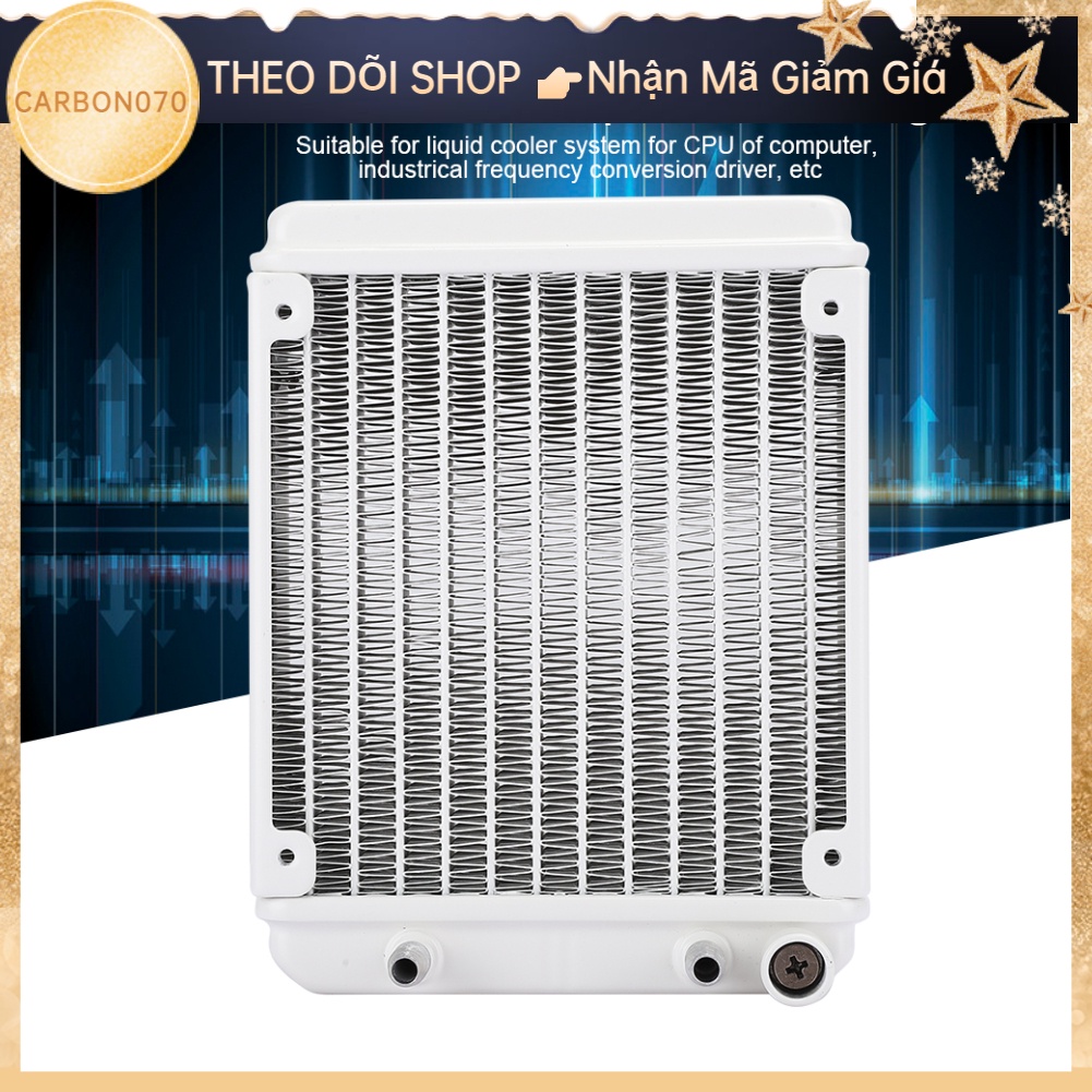 🌟Hàng HOT Nhôm Tản nhiệt CPU 12CM nước làm mát máy tính chuyên nghiệp với cổng phun nước