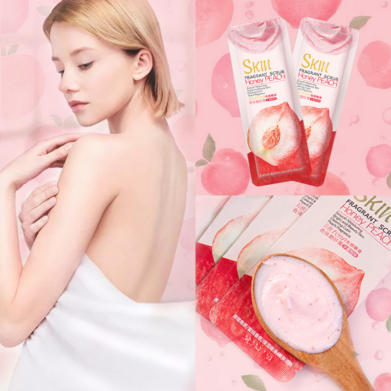 【Kiss Belle Shop】Làm sạch thân hình da (Mùi đào)Làm cho da mịn màng(1 miếng) KB-MSG01