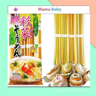 Mỳ somen rau củ Itsuki 320g Nhật Bản