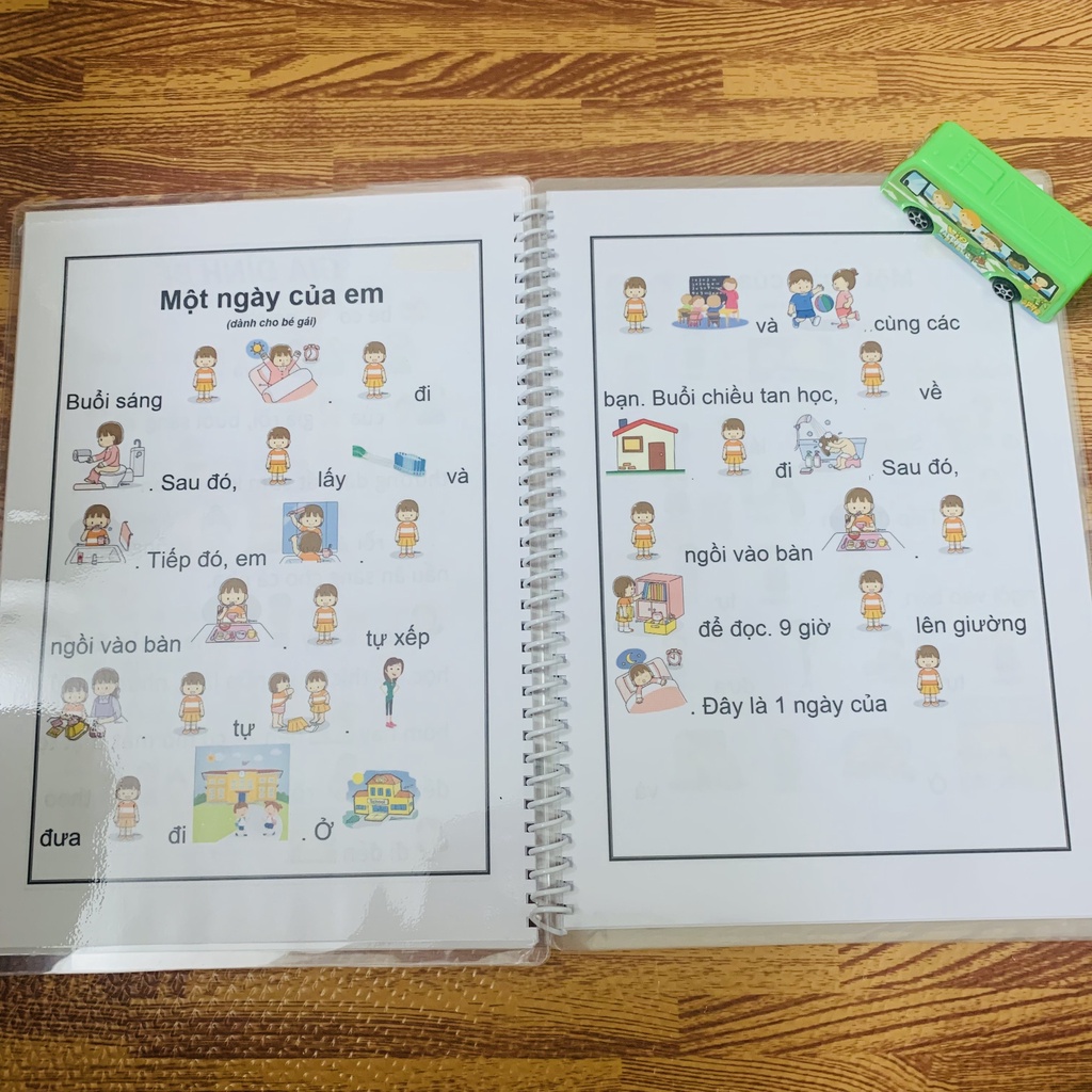 Học Liệu Tư Duy Tiềm Thức Cho Bé Ép Plastic Siêu Bền