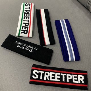 Băng đô dệt kim in chữ phong cách hip hop thời trang Hàn Quốc cho nam và nữ