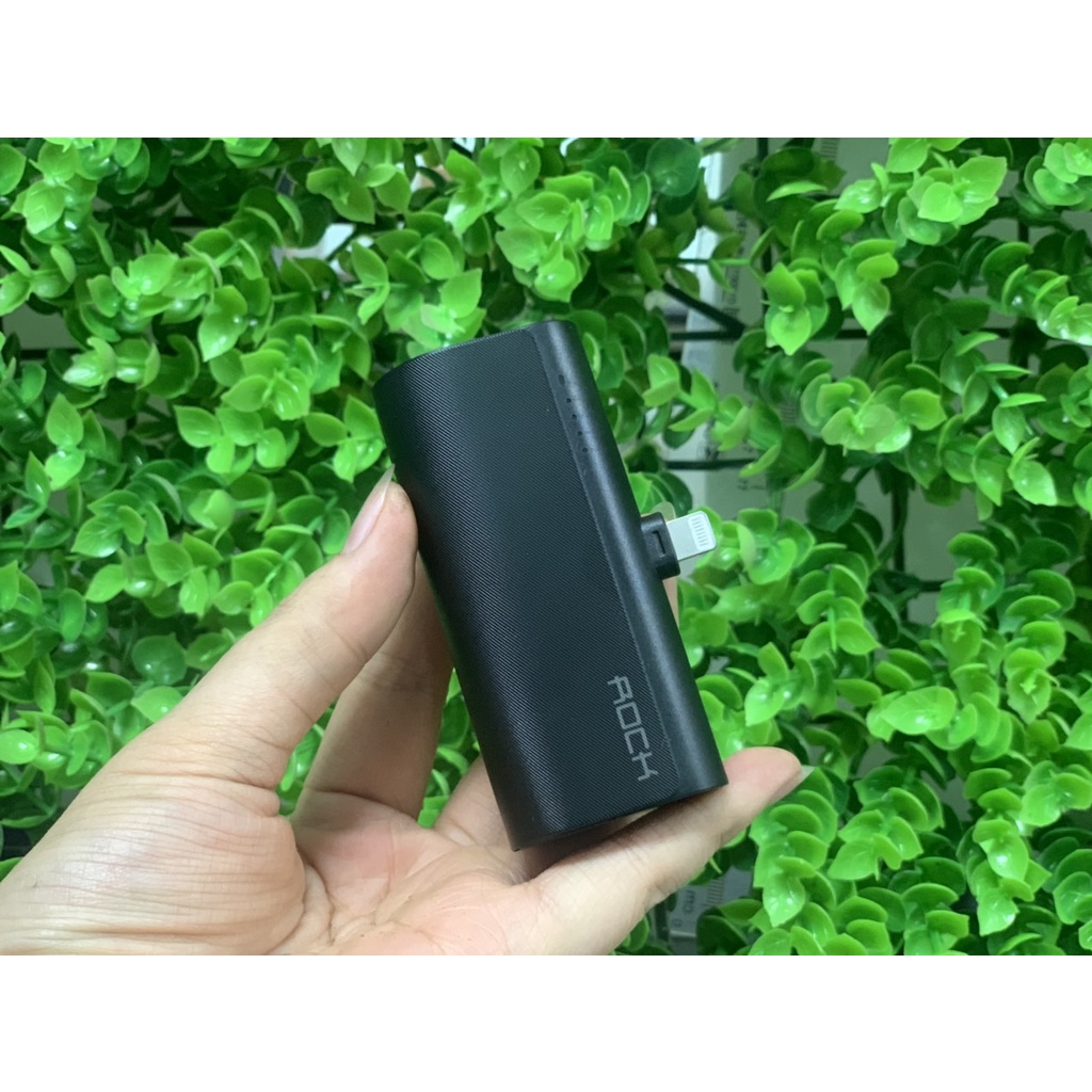 Pin sạc dự phòng thích hợp chân cắm lightning Rockspace P82 5000mAh sạc nhanh PD 20W - Hàng chính hãng có bảo hành