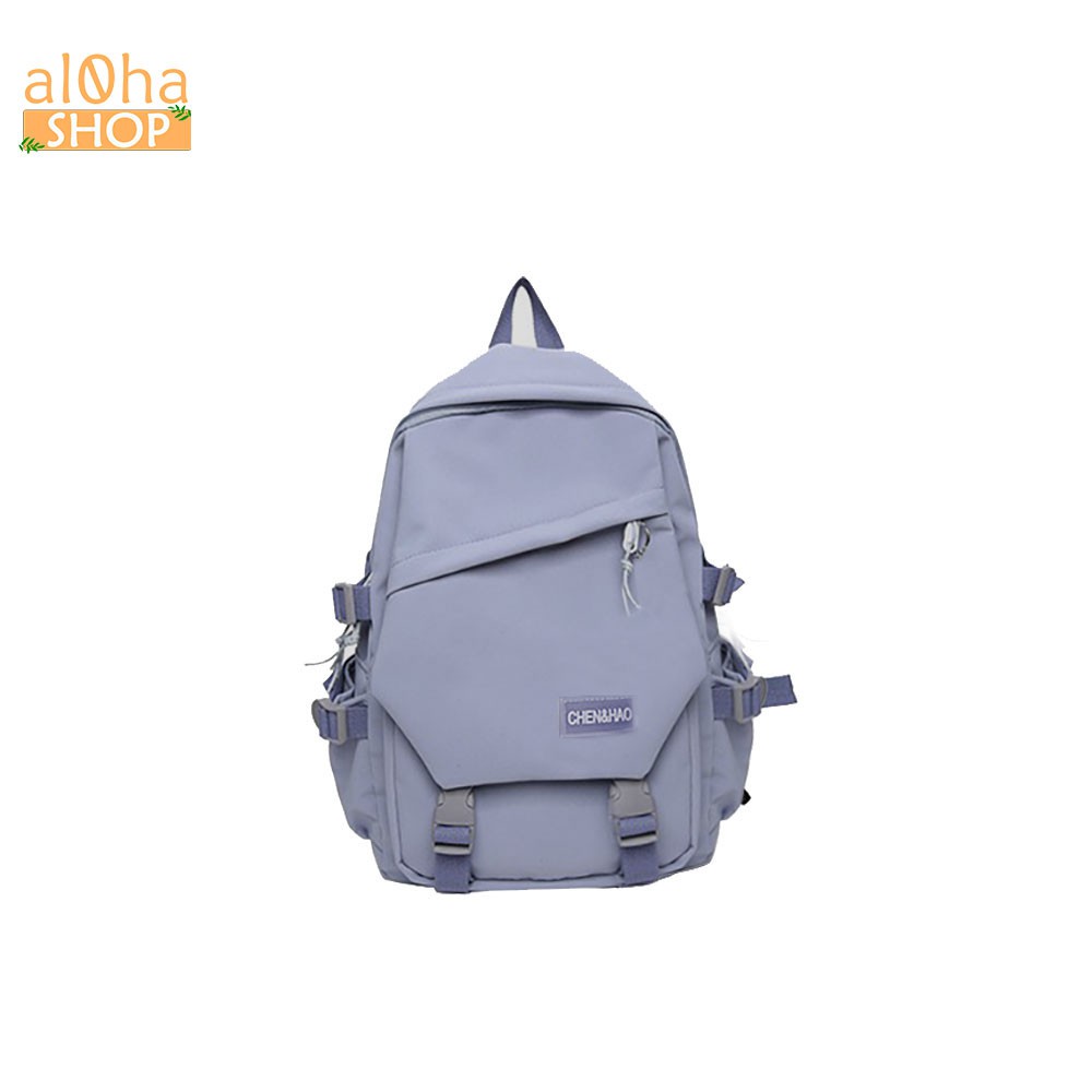 Balo - cặp sách Ulzzang Basic Chenhao đi học, đi làm, du lịch, đựng laptop B0165 Unisex nam nữ phong cách thời trang