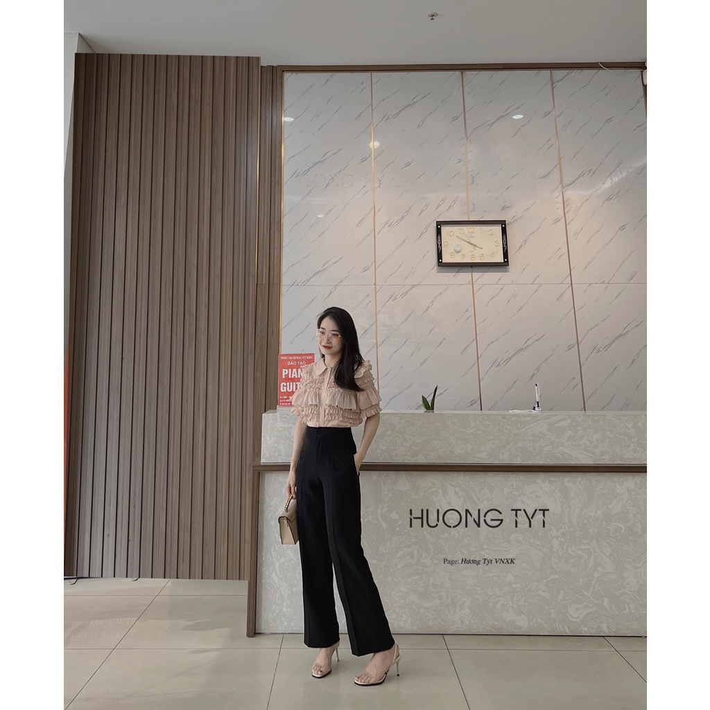 Quần ống xuông cạp cao DESIGN BY HUONGTYT siêu tôn dáng thiết kế,phong cách hàn quốc hiện đại