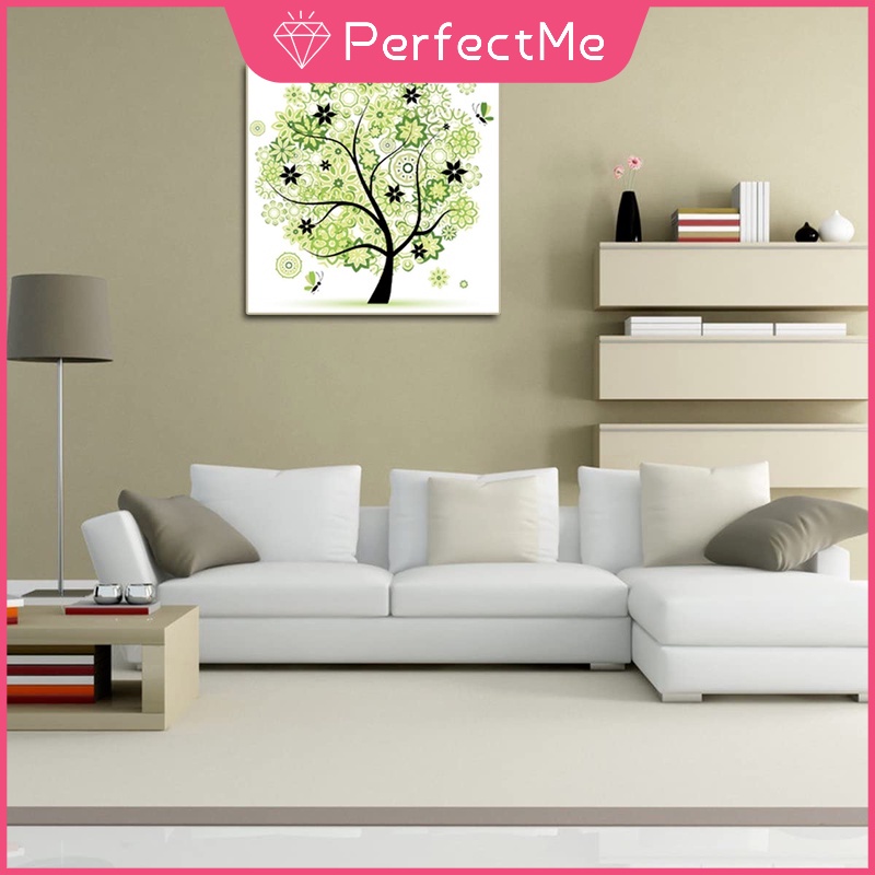 Bộ tranh đính đá 5D tự làm hình cây bốn mùa 30X40cm