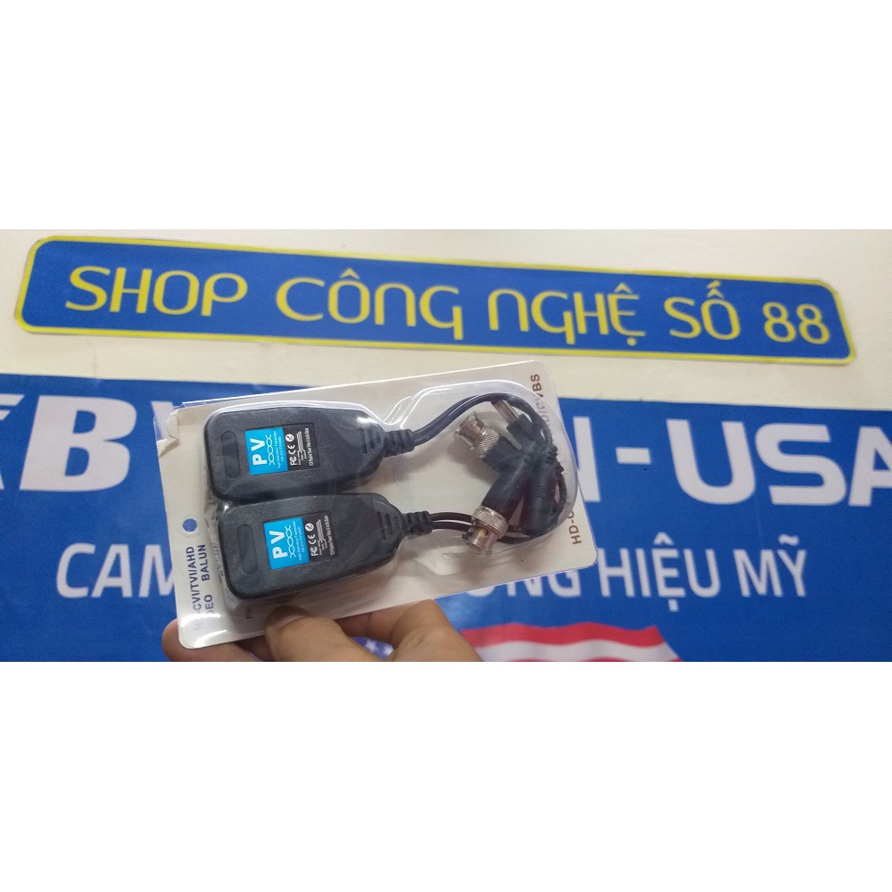 Balun liền nguồn loại chuyên dụng cho camera giám sát