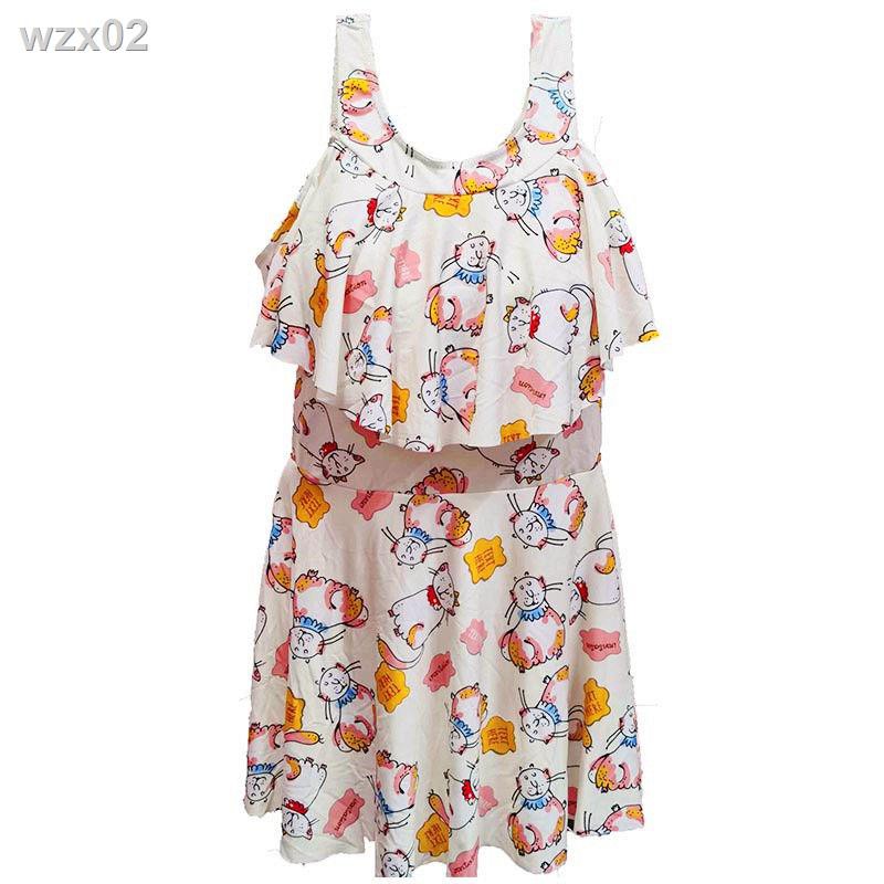 Áo tắm nữ một mảnh váy phong cách hàn quốc che bụng giảm béo học sinh yếm xẻ thịt boxer bảo thủ suối nước nóng | BigBuy360 - bigbuy360.vn