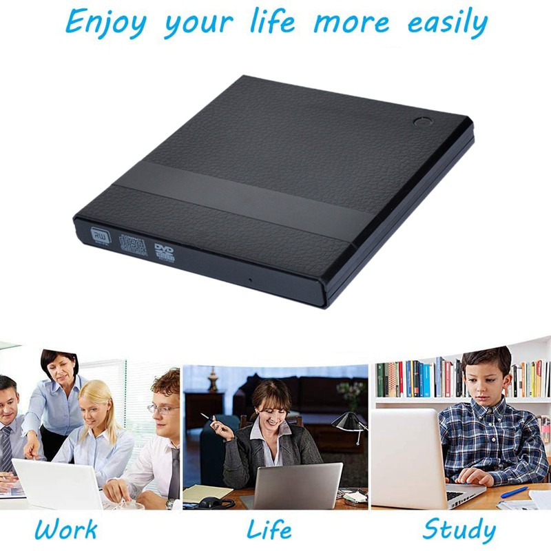 External CD DVD Drive CD DVD Player USB 3.0 Type-C DVD Burner