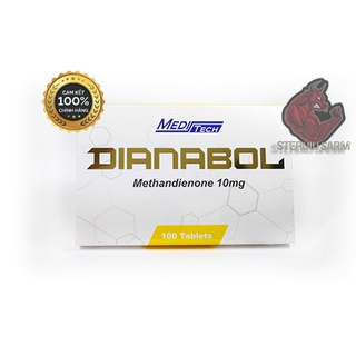 [Tăng Cơ] DIANABOL 10Mg (Dbol) – Meditech Hộp 100 Viên